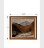 The Vintage Artistry Brown & Whitelandscape Printed Framed Wall Art