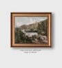 The Vintage Artistry Brown European Villa Landscape Wall Art