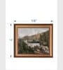 The Vintage Artistry Brown European Villa Landscape Wall Art