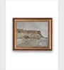 The Vintage Artistry Brown Mountain Muted Neutral Cliff Wall Art