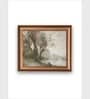 The Vintage Artistry Brown River Painting Wall Art