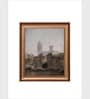The Vintage Artistry Brown Rouen Cathedral Sunrisewall Art