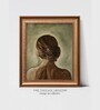 The Vintage Artistry Green & Brown Back Of Women Giclee Wall Art
