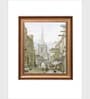 The Vintage Artistry Green & Brown Churchwooden Framed Wall Art