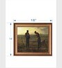 The Vintage Artistry Green & Brown Classic Wooden Framed Painting Wall Art