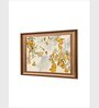 The Vintage Artistry Green & Brown Lemon Oranges Wooden Framed Painting Wall Art