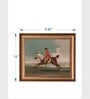 The Vintage Artistry Green & Brownrace Horse Printed Painting Wall Art