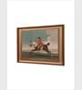 The Vintage Artistry Green & Brownrace Horse Printed Painting Wall Art