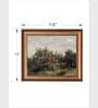 The Vintage Artistry Green Landscape Framed Wall Painting
