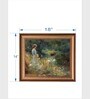 The Vintage Artistry Greenfrench Country Cottage Garden Meadow Painting Wall Art