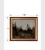 The Vintage Artistry Grey & Brown Forest Landscape Painting Wall Art