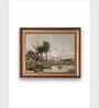 The Vintage Artistry Grey & Green River Landscape Wall Art