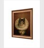 The Vintage Artistry Victorian Cat Wooden Framed Wall Art