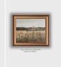The Vintage Artistry Wildflower Field Landscape Framed Wall Art
