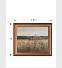The Vintage Artistry Wildflower Field Landscape Framed Wall Art