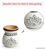 The Warli Tales Hand Painted Terracotta Aroma Diffuser