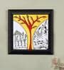 The Warli Tree  White Acrylic & MDF  Painting