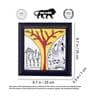 The Warli Tree  White Acrylic & MDF  Painting