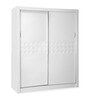 Theia 2 Door Sliding Wardrobe in Gloss White Colour