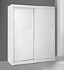 Theia 2 Door Sliding Wardrobe in Gloss White Colour