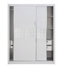 Theia 2 Door Sliding Wardrobe in Gloss White Colour