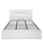 Theia Queen Size Bed with Storage in Glossy White Finish