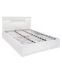 Theia Queen Size Bed with Storage in Glossy White Finish