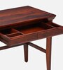 Themar Sheesham Wood Writing Table in Scratch Resistant Honey Oak Finish