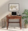 Themar Sheesham Wood Writing Table in Scratch Resistant Provincial Teak Finish