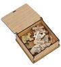 Things I Love About You Puzzle Brown Engineered Wood Gift Set