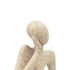 Resin Thinking Human Beige Human Figurine