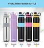 Thirst Burst Lavender 800ml  Vacuum Insulated Stainless Steel Water Bottle