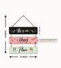 This Is Happy Place Wooden Wall Hanging