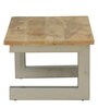 Thiva Metal Coffee Table In Grey Finish