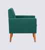 Thomas Boucle Fabric Arm Chair In Green Colour