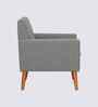 Thomas Boucle Fabric Arm Chair In Grey Colour