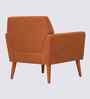 Thomas Boucle Fabric Arm Chair In Orange Colour