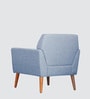 Thomas Fabric Lounge Chair in Blue Colour