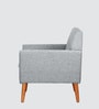 Thomas Fabric Lounge Chair in Grey Colour