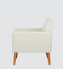 Thomas Fabric Lounge Chair in Light Green Colour