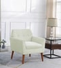 Thomas Fabric Lounge Chair in Light Green Colour