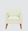Thomas Fabric Lounge Chair in Light Green Colour