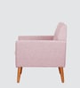 Thomas Fabric Lounge Chair in Light Pink Colour
