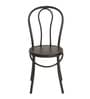 Thonet Metal Cafe Chairs in Matte Brown Colour (Set Of 2)