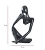 Thought Thinker Silver Resin Figurine