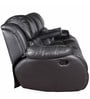 Xander 3 Seater Recliner in Black Colour