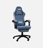 Throne Gaming Chair in Light Blue Colour