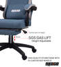 Throne Gaming Chair in Light Blue Colour