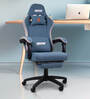 Throne Gaming Chair in Light Blue Colour