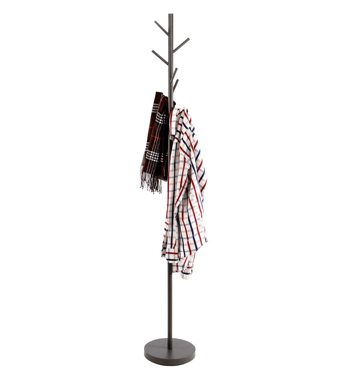 Buy 7 Peg Iron Grey Cloth Hanger by Tiara Online Hangers Wardrobe Organisers Discontinued